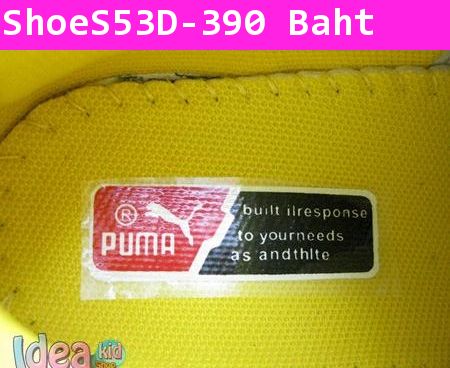 รองเท้าผ้าใบ PUMA ทูโทนสีดำ