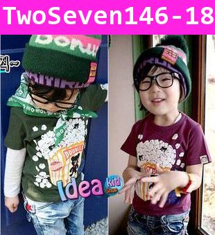 เสื้อยืด PoP Corn Fever สีม่วง