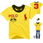 เสื้อยืดแขนสั้น-POLO-No.3-สีเหลือง