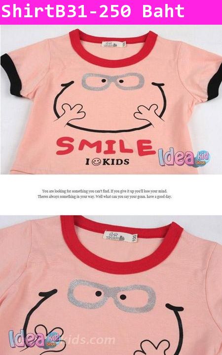 เสื้อยืดซ้อนหลอก SMILE KIDS