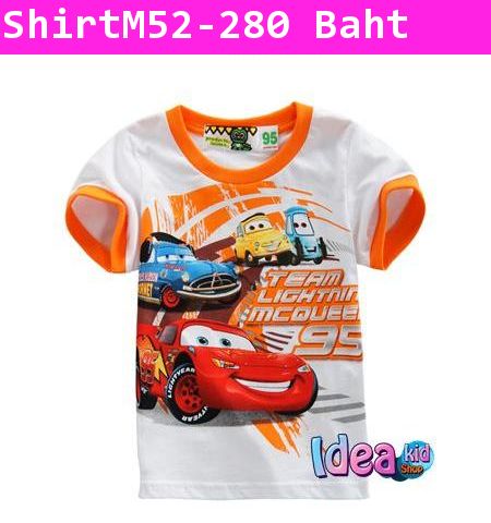 เสื้อแขนสั้น CAR TEAM LIGHTNING MCQUEEN 95