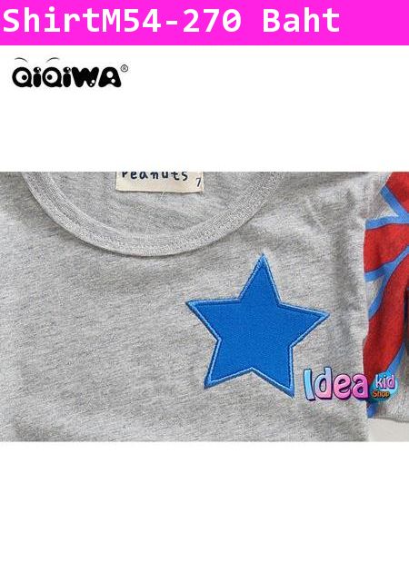 เสื้อแขนสั้น BLUE STAR 