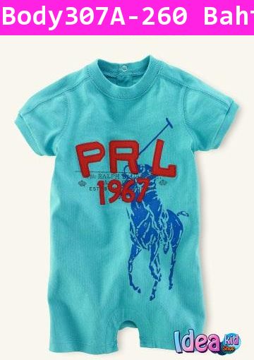 ชุดบอดี้สูท POLO PRL 1967 สีฟ้า