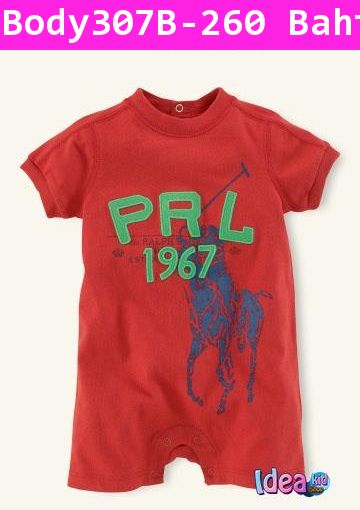 ชุดบอดี้สูท POLO PRL 1967 สีแดง