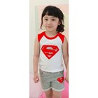 ชุดเสื้อกางเกง-Superman-Fanclub-สีแดง