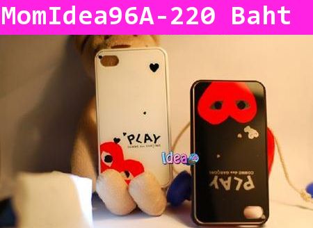 เคส iPhone 4/4s ลาย Play comme สีดำ 