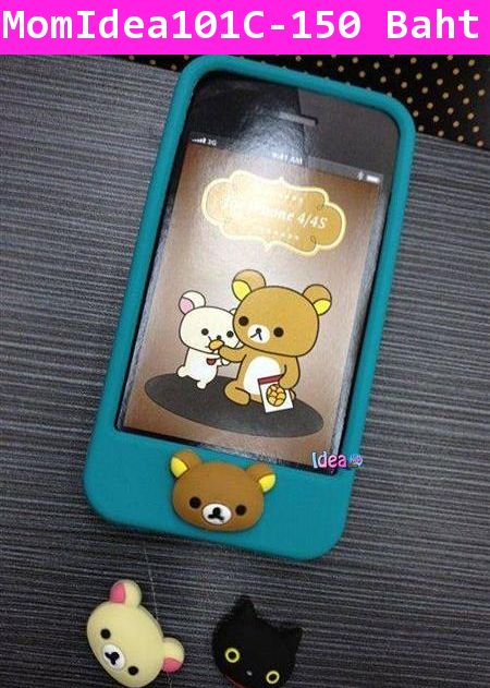 เคส iPhone 4/4s พร้อมจุกปิดปุ่มโฮม  แบบ C