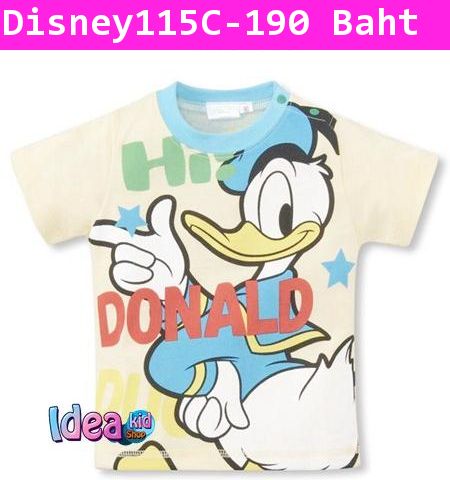 เสื้อแขนสั้น Disney ลาย Hi DONALD