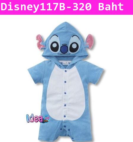 ชุดบอดี้สูทตัวละคร STITCH พร้อมฮูด