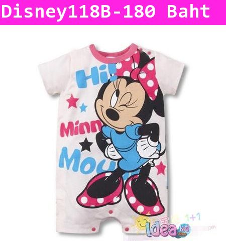 ชุดบอดี้สูท Say Hi to Disney MINNIE MOUSE