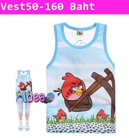 เสื้อกล้ามหวานใจ RED ANGRY BIRD