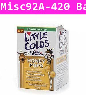 อมยิ้มแก้ไอรสน้ำผึ้ง Little Colds Honey Pops (USA)