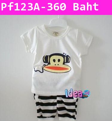 ชุดเสื้อกางเกง MINI PAUL FRANK สีดำ