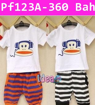 ชุดเสื้อกางเกง MINI PAUL FRANK สีดำ