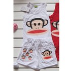 ชุดเสื้อกล้ามกางเกง-PAUL-FRANK-สีขาว