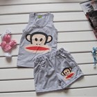 ชุดเสื้อกล้ามกางเกง-PAUL-FRANK-สีเทา