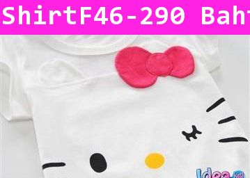 เสื้อแขนสั้น HELLO KITTY ขยิบตาปิ๊งๆ