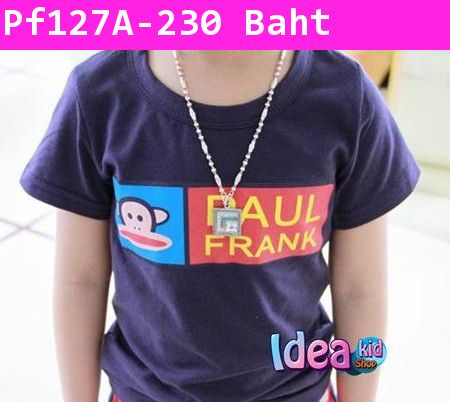 เสื้อแขนสั้น BANNER PAUL FRANK สีกรมท่า