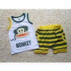 ชุดเสื้อกางเกง-Paul-Frank-MONKEY-สีเหลือง