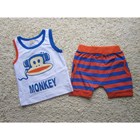 ชุดเสื้อกางเกง-Paul-Frank-MONKEY-สีส้ม