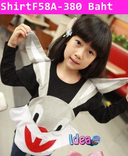 เสื้อกันหนาว Bug Bunny สีดำ