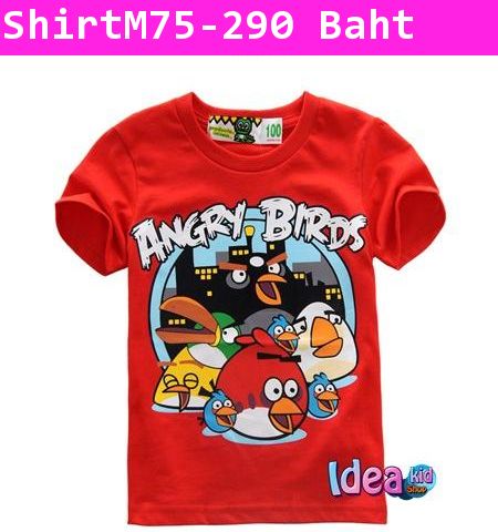 เสื้อแขนสั้น Angry Bird ครองเมือง