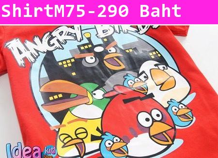 เสื้อแขนสั้น Angry Bird ครองเมือง