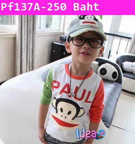 เสื้อเด็กแขนยาว PAUL FRANK 3 สี