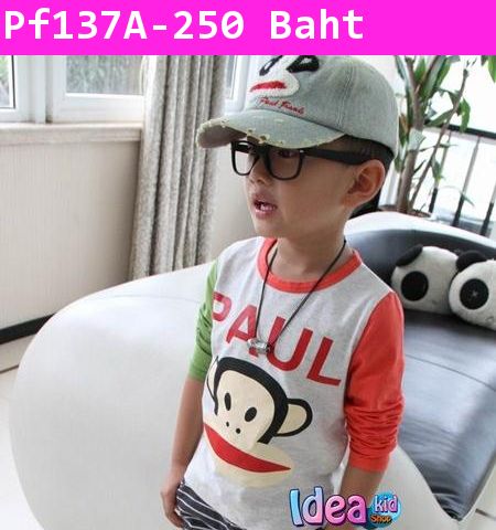 เสื้อเด็กแขนยาว PAUL FRANK 3 สี