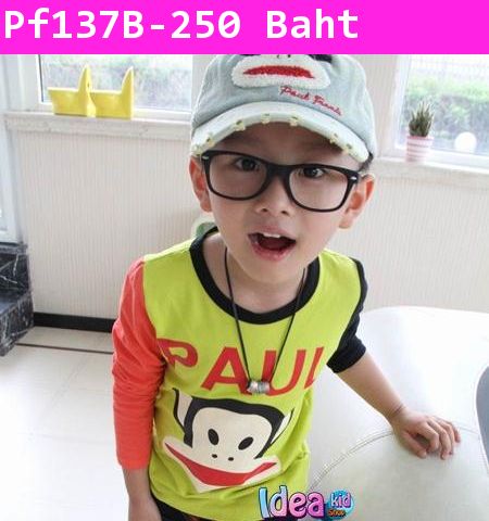 เสื้อแขนยาว PAUL FRANK รวมมิตร สีเขียว