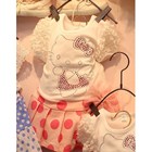 ชุดเสื้อกระโปรง-Hello-Kitty-แวววาว-สีชมพู