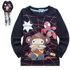 เสื้อแขนยาว-Spiderman-ปะทะ-Milo-สีดำ