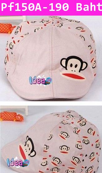 หมวกทรงเจ้าพ่อเซี่ยงไฮ้ Paul Frank หลายหน้า สีฟ้า