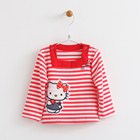 เสื้อแขนยาว-Hello-Kitty-คอเหลี่ยม-สีแดง