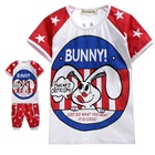 ชุดเสื้อกางเกง-Bunny-สีแดง