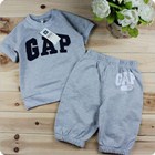 ชุดเสื้อกางเกง-GAP-89-สีเทา