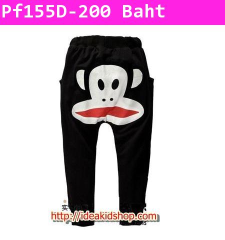 กางเกงขายาว Paul Frank หน้าใหญ่ สีดำ