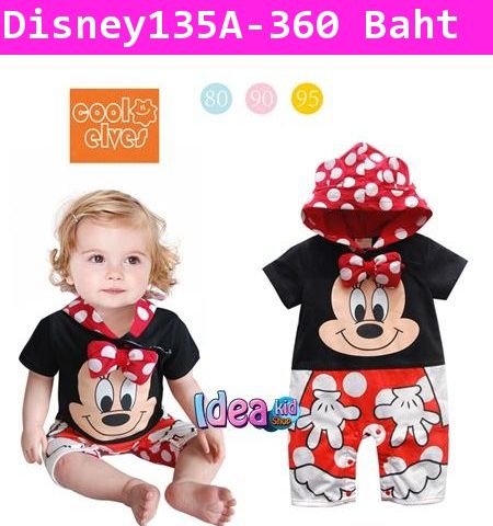 ชุดบอดี้สูท Hello Minnie Mouse