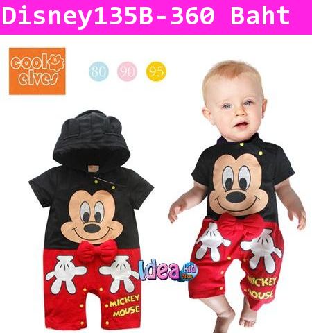 ชุดบอดี้สูท Hello Mickey Mouse