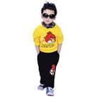 ชุดเสื้อกางเกง-Angry-Birds-กับอัศวินหมู-สีเหลือง