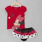 ชุดเสื้อกางเกงกระโปรง-It-all-about-MINNIE-สีแดง