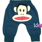 กางเกงขายาวสามส่วน-PAUL-FRANK-หน้าใหญ่-สีฟ้าคราม