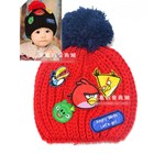 หมวกไหมพรม-Angry-Birds-Lets-go-สีแดง