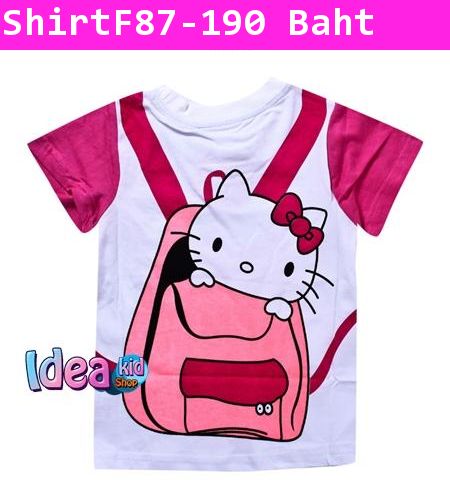 เสื้อแขนสั้น Hello Kitty ลายจุด