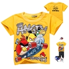 เสื้อแขนสั้น-Angry-Birds-บนสเก็ตบอร์ด-สีเหลือง