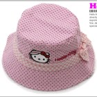 หมวกปีกบาน-Hello-Kitty-ลายจุดสีชมพู