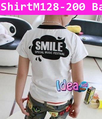 เสื้อแขนสั้น Special Smile Rock