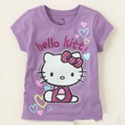 เสื้อแขนสั้น-Hello-Kitty-อินเลิฟ-สีม่วง