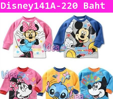 เสื้อแขนยาว Minnie Mouse สาวแว่น