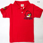 เสื้อโปโล-Angry-Birds-เคร่งขรึม-สีแดง